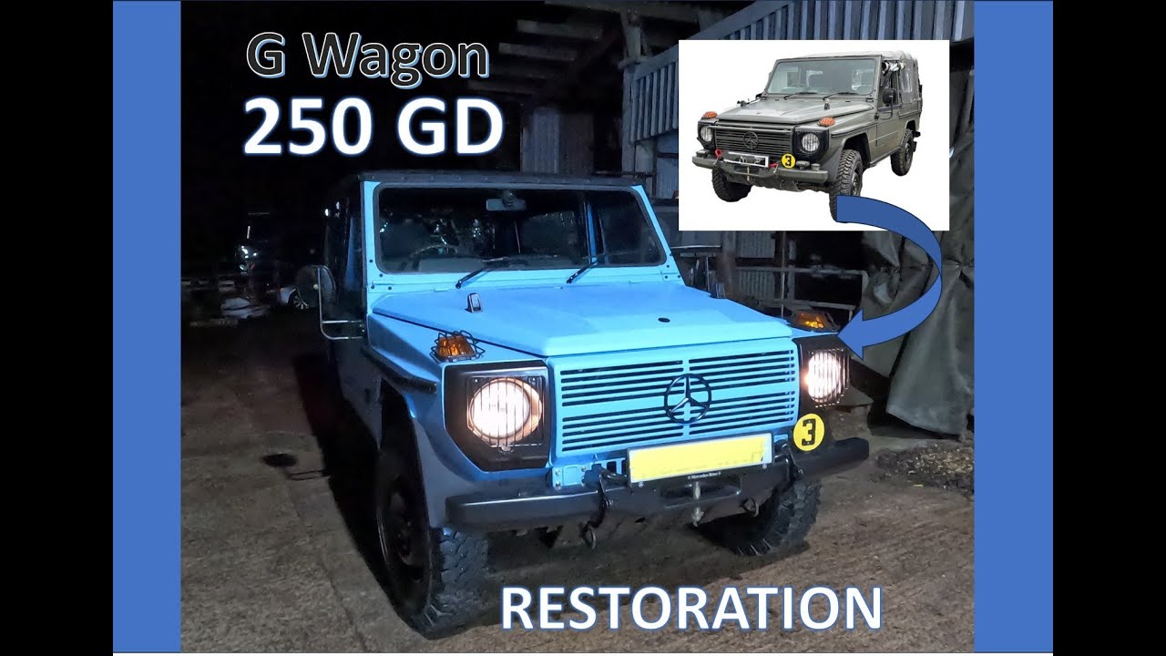 Реставрация Mercedes G Wagon 250 GD. Военный джип «рестомод». Сравнение с Peugeot P4: какой лучше?