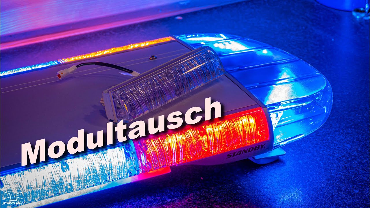 Standby W3 LED Blaulichtbalken Modul austauschen