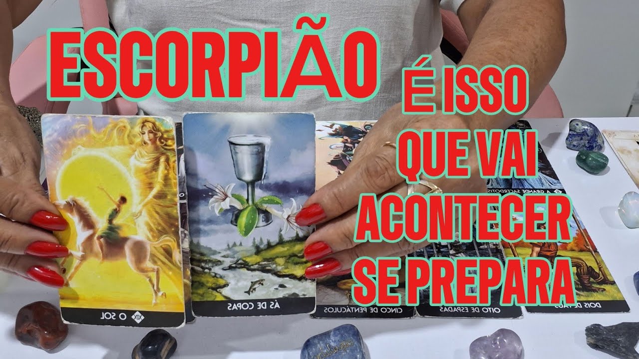 ESCORPIÃO ♏️MEU JESUS! ISTO É URGENTE SABER! ESTÁ A CAMINHO! E VAI 🌈ACONTECER!