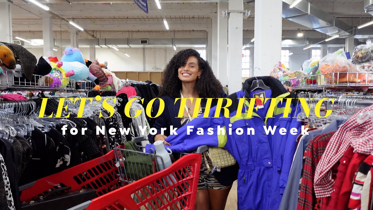 THRIFTING FOR NYFW | finding fall pieces along the way