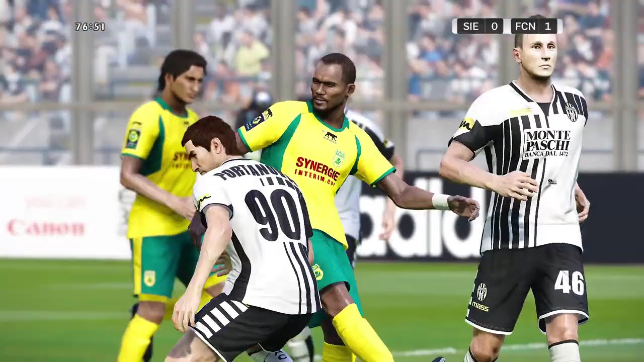 PES 6 Remastered - Siena Vs Nantes