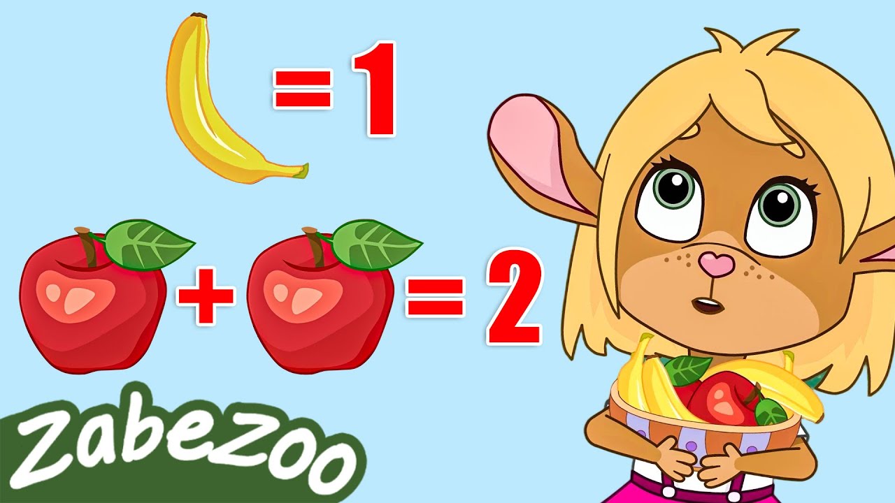 Learn Counting With ZABEZOO | Apple And Bananas Challenge🍎🍌 |  | Fun Stories For Kids