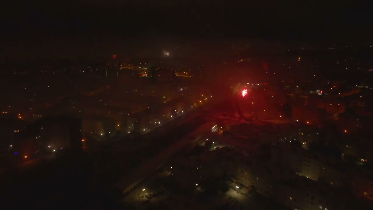 Gorzów Wielkopolski - Nowy rok - Dron 4K UHD - Mavic Air 2 (01.01.2026.)
