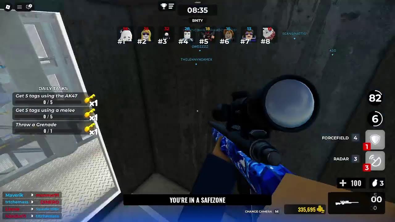 Gun fight arena