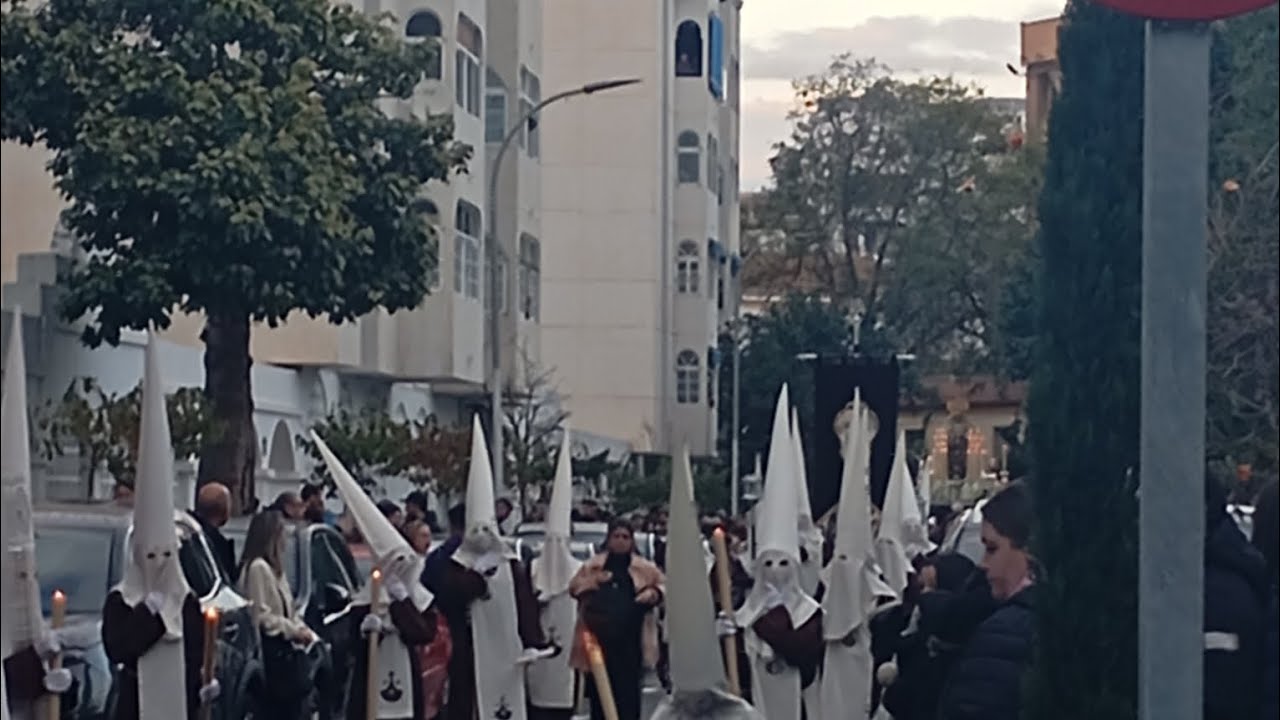 Procesión virgen del carmen doloroso (málaga(barrio de hueling)) 
