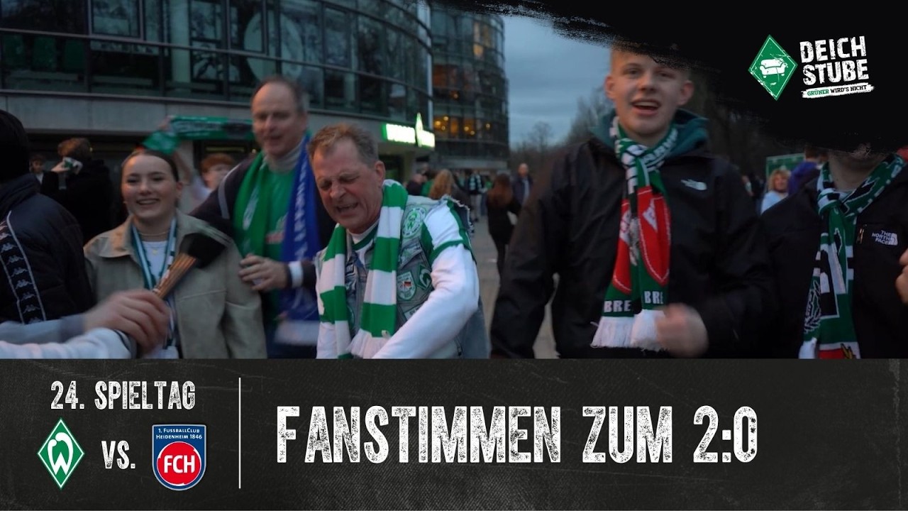 „Einfach nur geil!“ - Heilfrohe Werder-Fans feiern „absolute Befreiung“ gegen Heidenheim