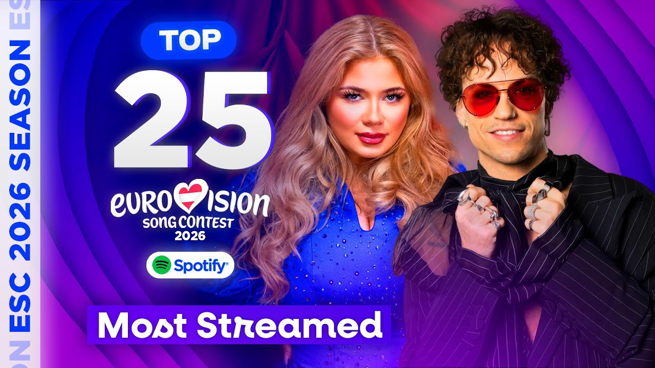 Eurovision Season 2026: Most Streamed on Spotify (TOP 25)