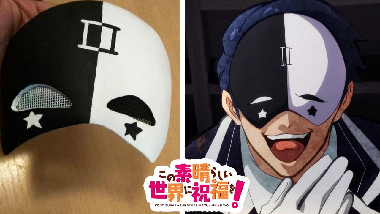 HOW TO MAKE THE VANIR MASK FROM ANIME KONOSUBA FROM PAPER