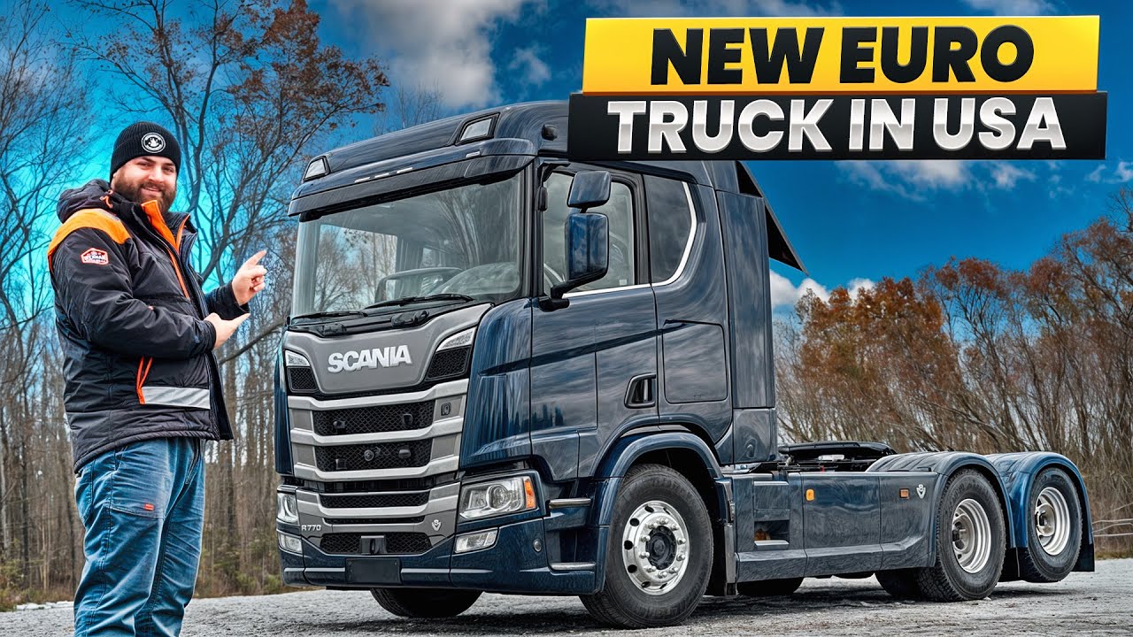 The First Brand-New Scania Arrives in the USA! Making History