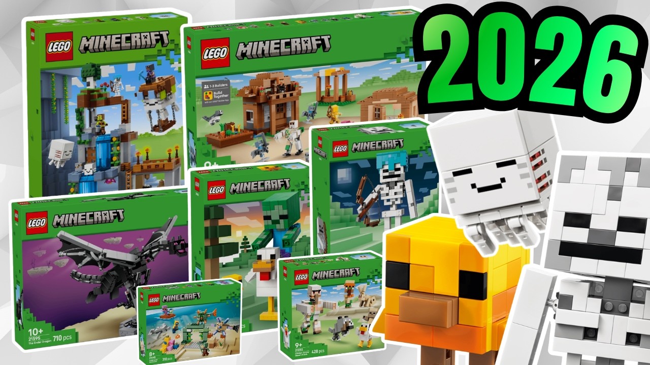 WSZYSTKIE NOWOŚCI LEGO MINECRAFT na LATO 2026!