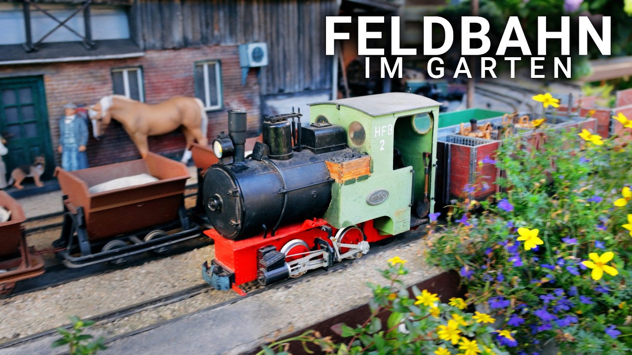 Mit der Feldbahn durch den Garten - Gartenbahngeschichten in 1:13