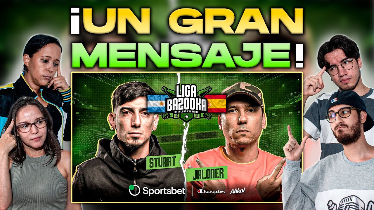 🧠¡UN GRAN MENSAJE! - COLOMBIANOS REACCIONAN a STUART vs JALONER [LIGA BAZOOKA 2025]