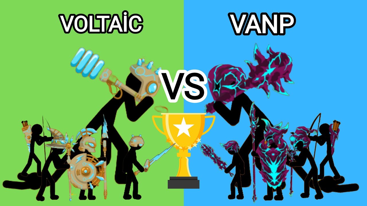 Voltaic stickman vs vamp stickman - stickman costume tournament - stick war legacy