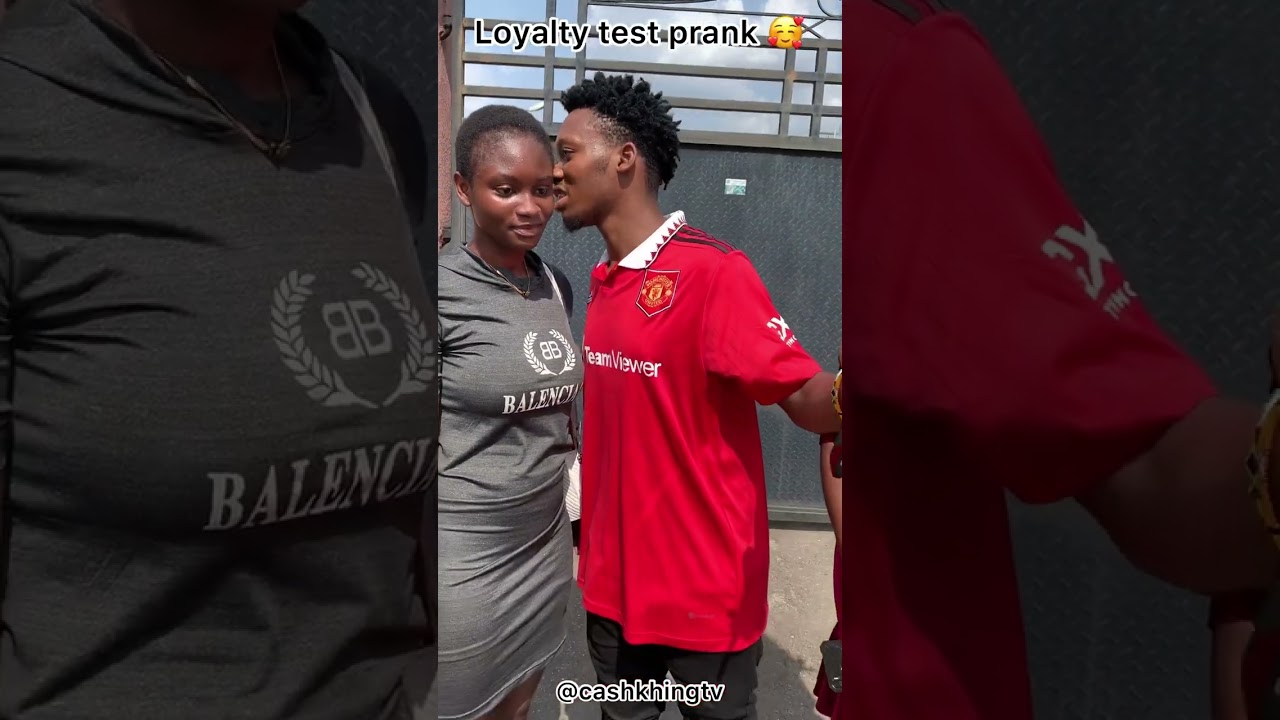 Loyalty test prank 🥰