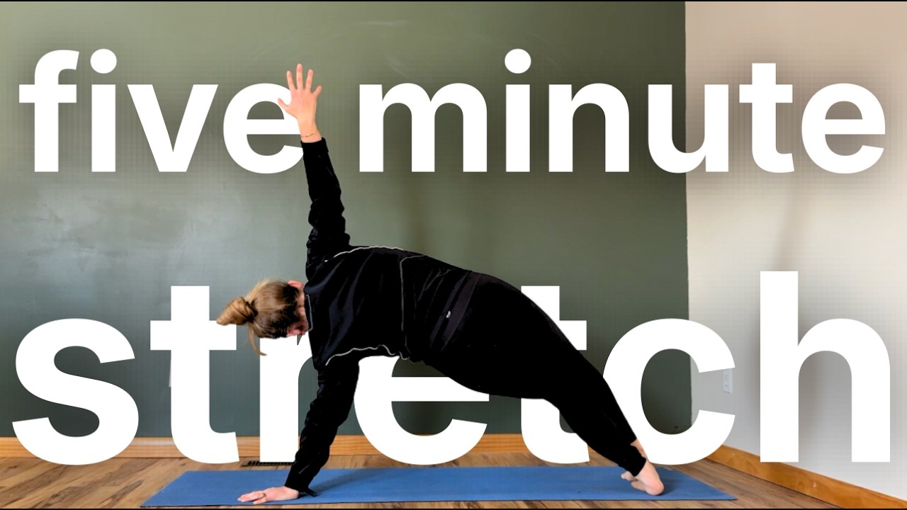 5 Minute Full Body Stretch - Yoga Snack For When You're Short On Time