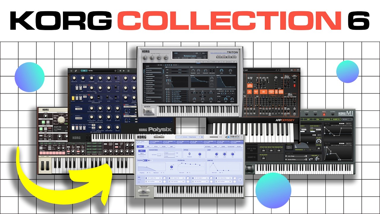 ЛУЧШИЕ VST-синтезаторы в стиле 80-х, Synthwave и Vaporwave! &mdash; Korg Collection 6