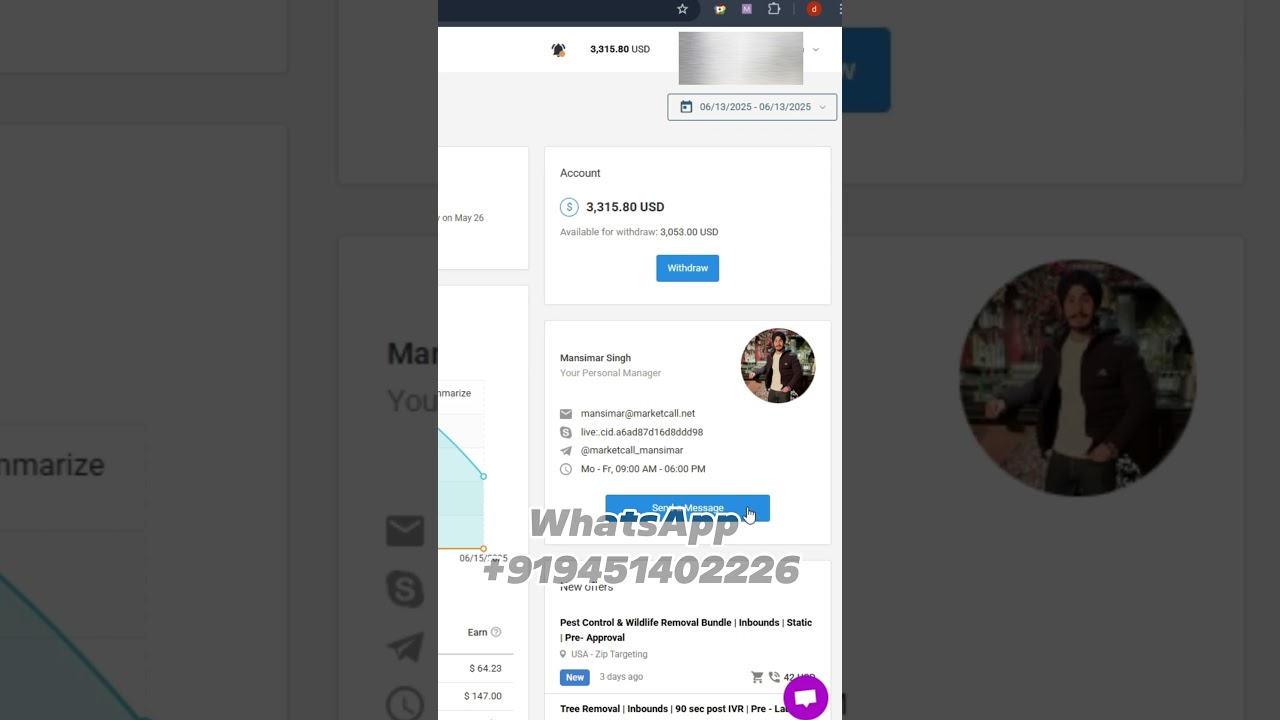 📞 Live Dashboard Proof – MarketCall Se Real Paisa Kaise Kamaaya