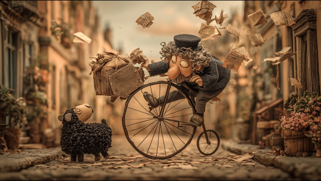 This Rainy Village Glows Gold | Dreamy Stop Motion Fantasy