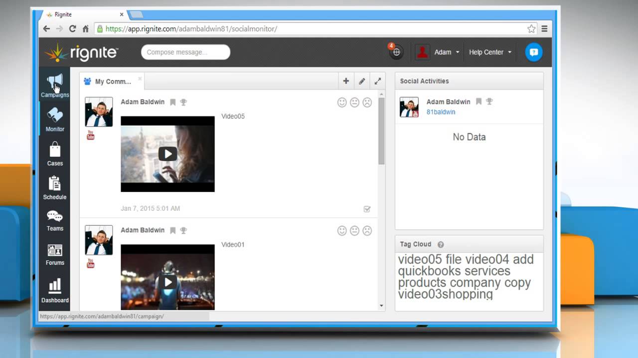How to use Rignite for Social Media Management :Tutorial