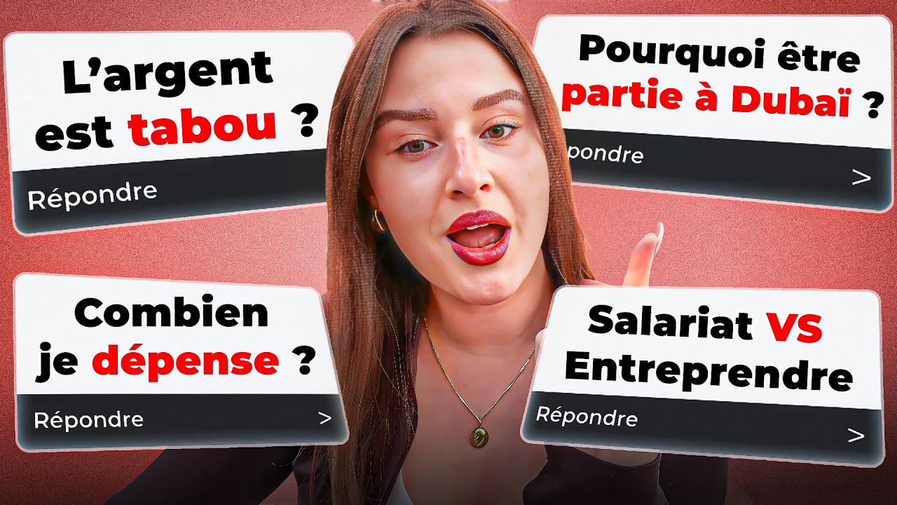 Je réponds à vos questions indiscrètes...