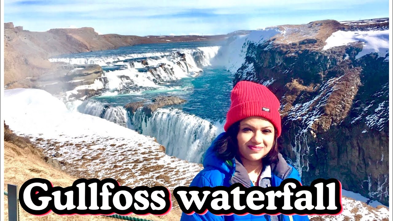 GULLFOSS WATERFALL IN SOUTH ICELAND