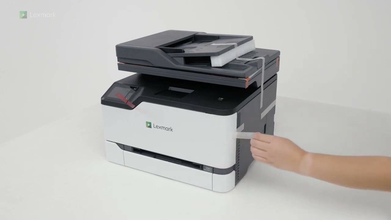 Lexmark CX431adw—Setting up the printer