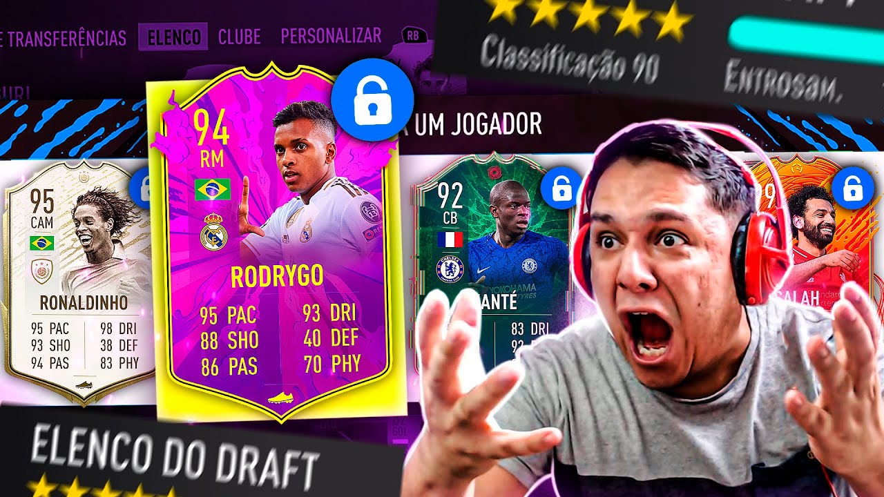 DESAFIO BIZARRO NO DRAFT!! VEIO RAGE?! FIFA 20 FUT DRAFT!! 🤬🔥