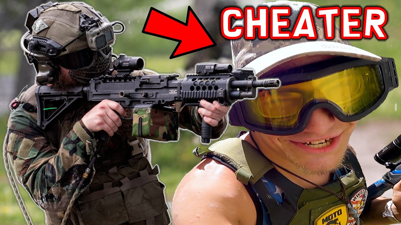 Airsoft CHEATER Plays With My Emotions....So His Entire Team Got FULL AUTO KARMA!!!