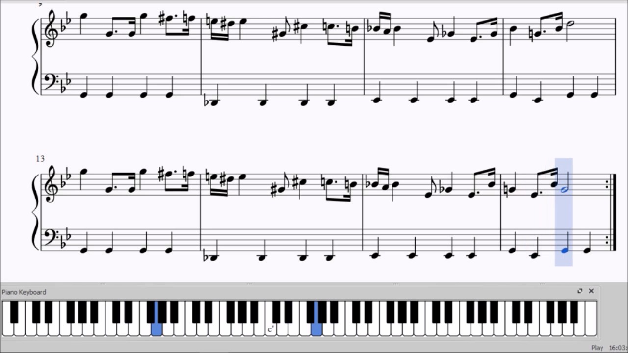 Star Wars -The Imperial March - Free PDF Piano Score - Easiest Version 2017