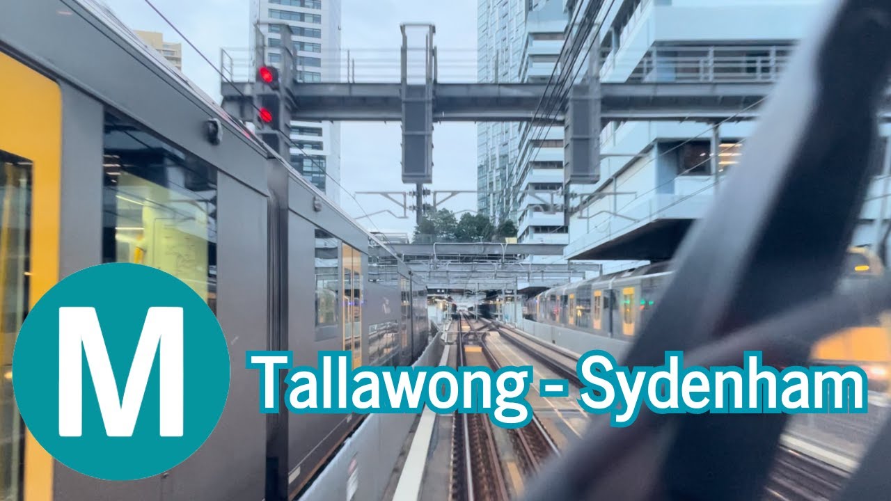 Sydney Metro M1 Tallawong-Sydenham FULL JOURNEY front POV