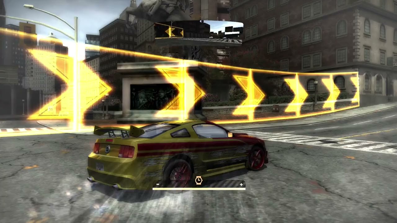Gameplay avec une Mustang dans Need for Speed Most Wanted (2005)