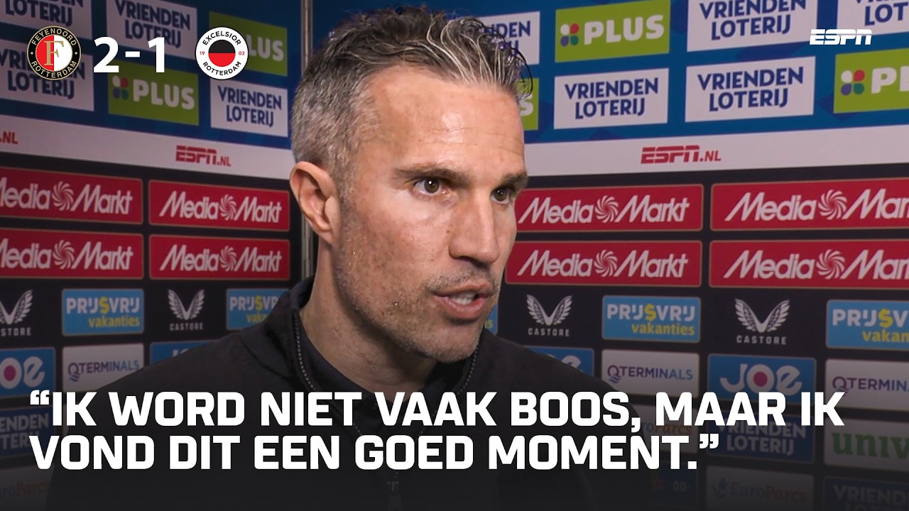 Robin VAN PERSIE over zijn DONDERSPEECH in de RUST 😡 | Interview