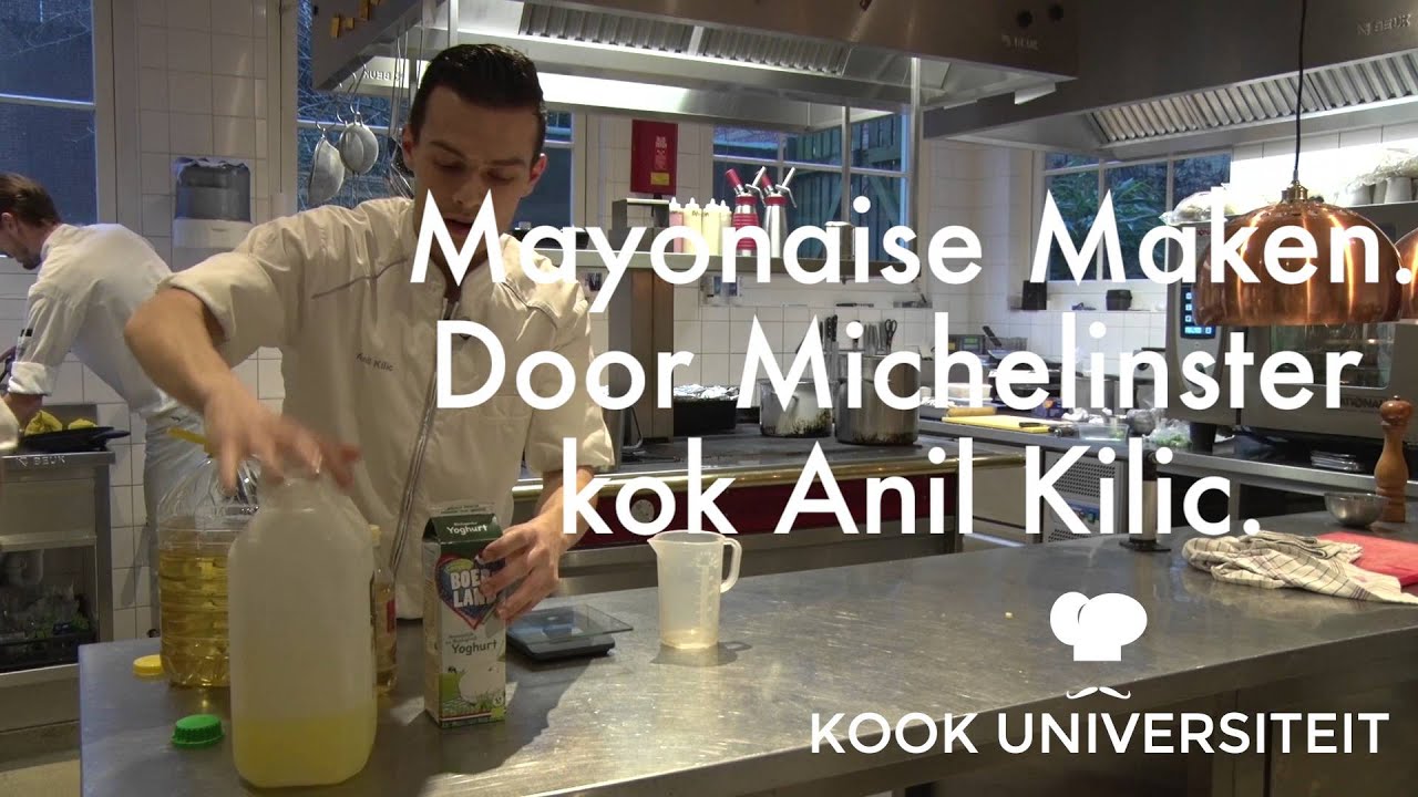 Mayonaise maken | Door Michelinster kok Anil Kilic