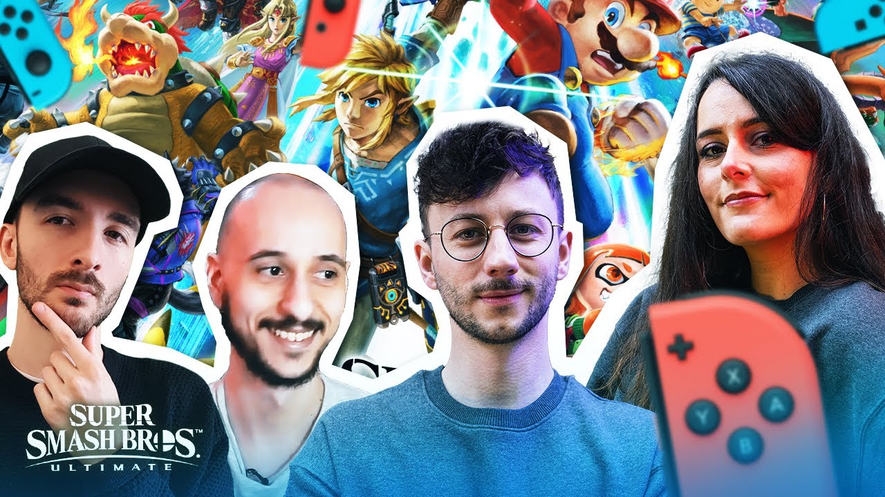 SUPER SMASH BROS AVÉ LES POTES ft. JUSSETAIN, ULTIA et ONUTREM - PONCE REPLAY 04/10/2021