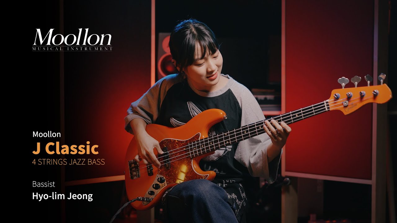 Moollon J classic 4Strings Jazzbass Played By  Hyolim Jeong 정효림