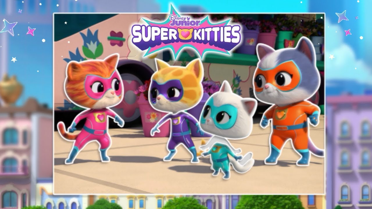 SuperKitties Disney Jr - Puzzle Fun and Kittydale Quests!!