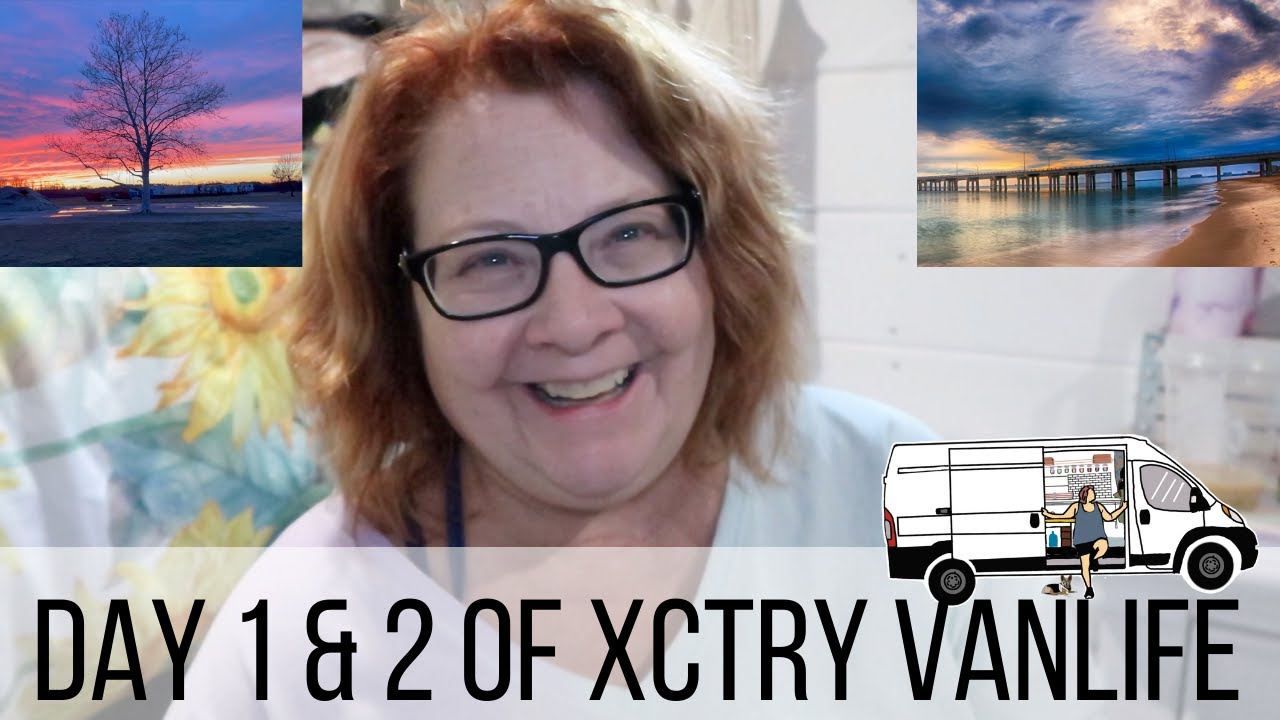 Solo Female Van life Cross Country Trip with Dog Days 1 &  2 Chesapeake Bay Bridge Tunnel
