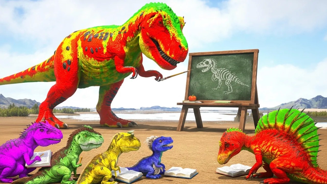 Escolinha Do Professor T-Rex: Descobri Que Meu Aluno Era Maltratado Pelos Pais, e o Resgatei! Ark