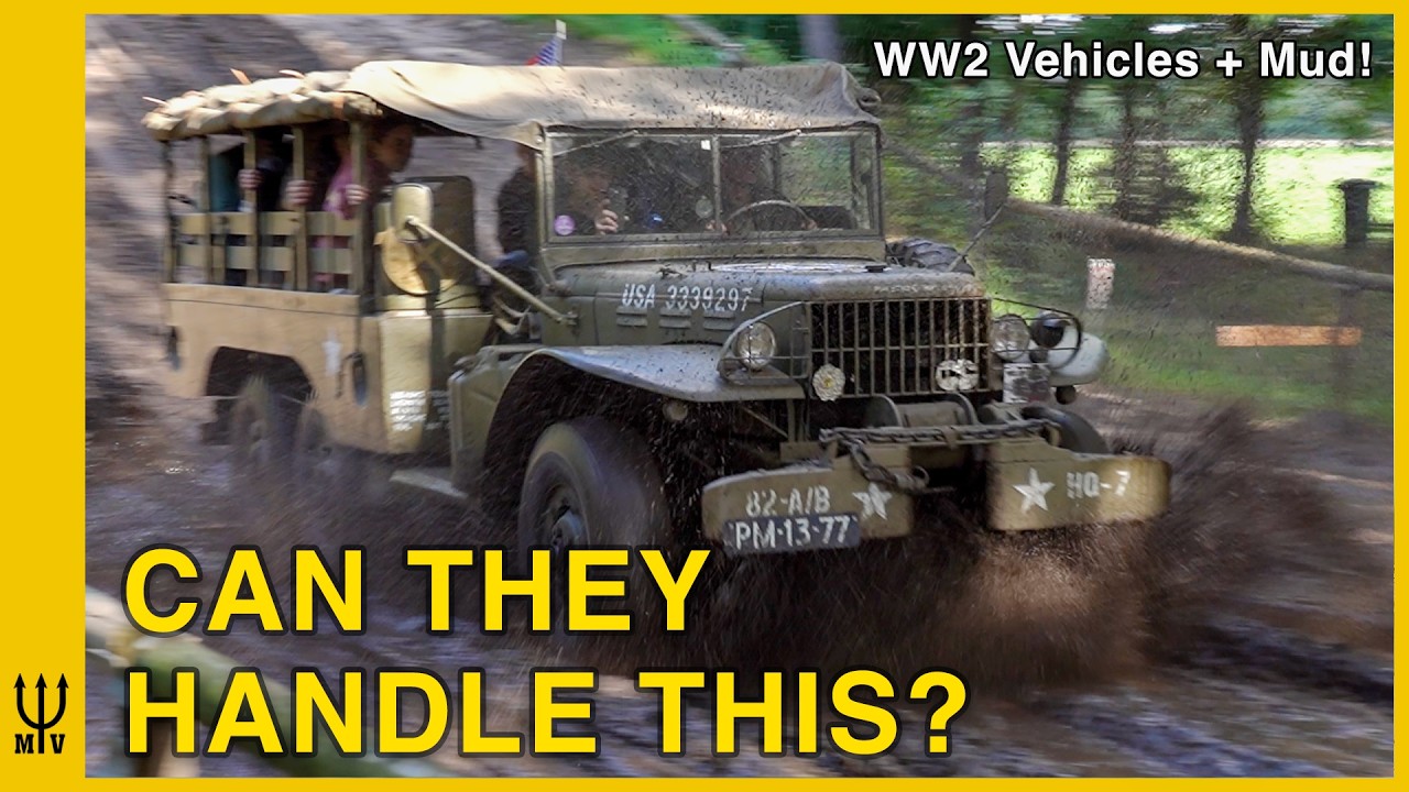 WW2 Military Vehicles Tested to Their Limits in Mud!