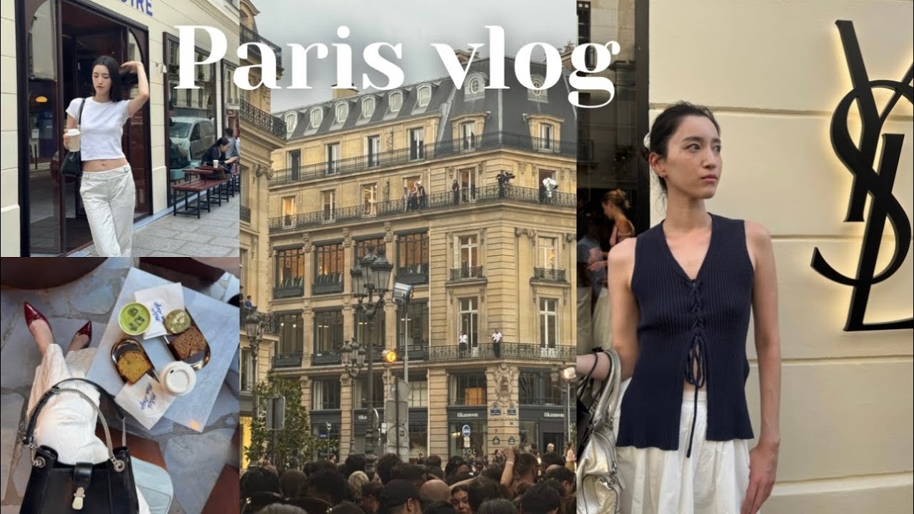 paris vlog: fashion week,  fête de la musique, cafe hopping, summer in paris!