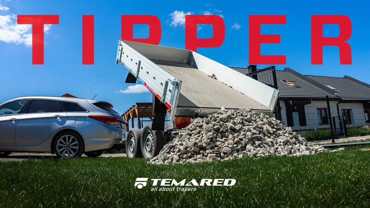 Ładuj i zarabiaj z przyczepą wywrotką TIPPER 2515 2 S 0,75T by Twój interes nie stał w miejscu