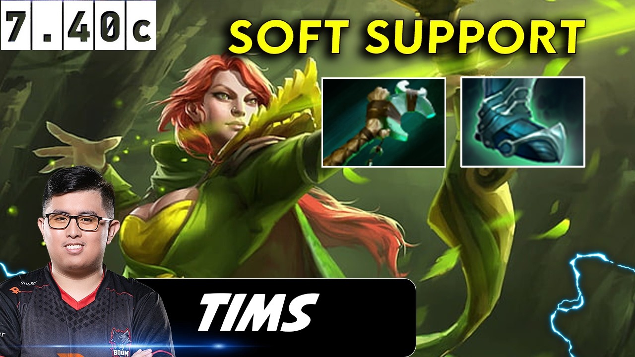 Tims Windranger Soft Support - Dota 2 Patch 7.40c Pro Pub Full Gameplay