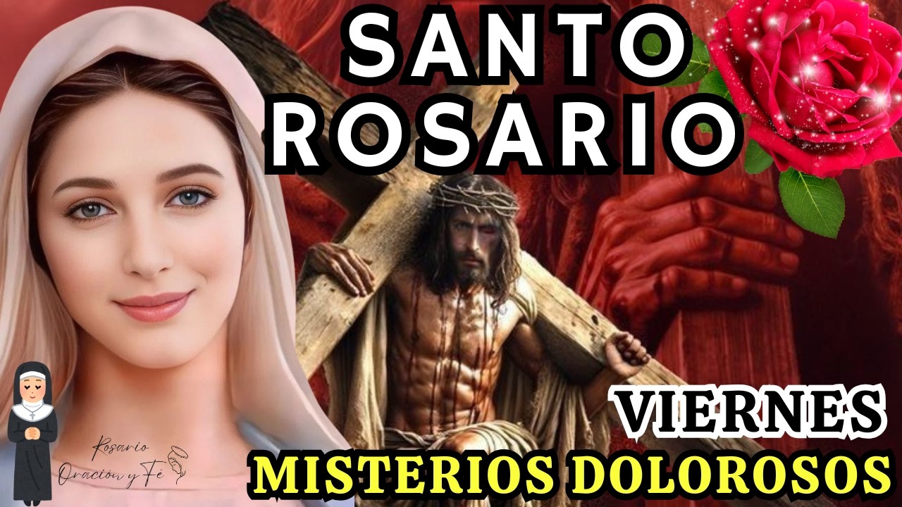 SANTO ROSARIO 📿a la VIRGEN MARIA,  hoy Viernes 06 de Febrero 2026, MISTERIOS DOLOROSOS 🕯️