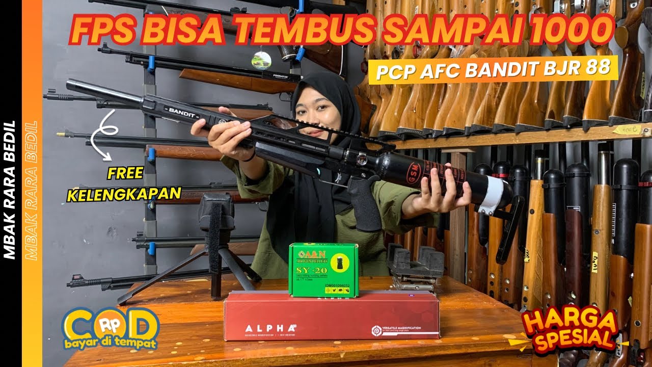 TES FPS PCP AFC BANDIT BJR 88 | KUALITAS MEWAH DENGAN HARGA TERJANGKAU😵