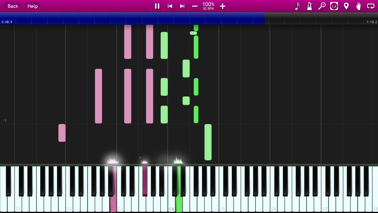 Steven Universe: I'm Still Here - Piano Tutorial (Synthesia)