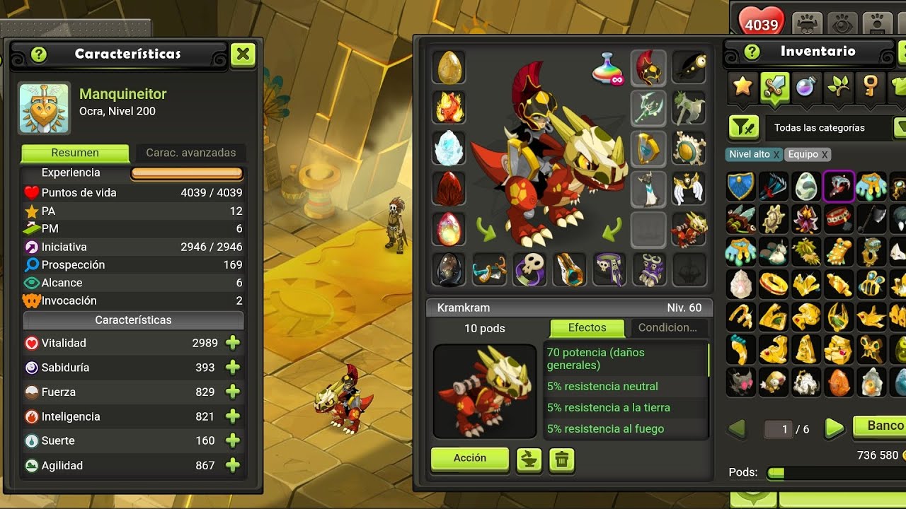[Dofus Touch] Ocra Trielemental🔥🥵(vs Panda/feca)