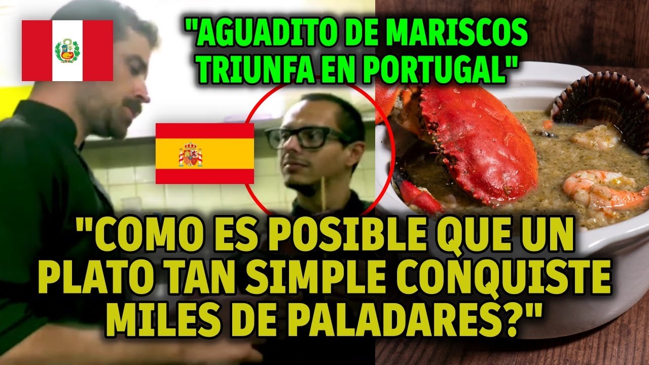 CHEF PERUANO IMPACTA CON UN AGUADITO DE MARISCOS A COMENSALES DE PORTUGAL