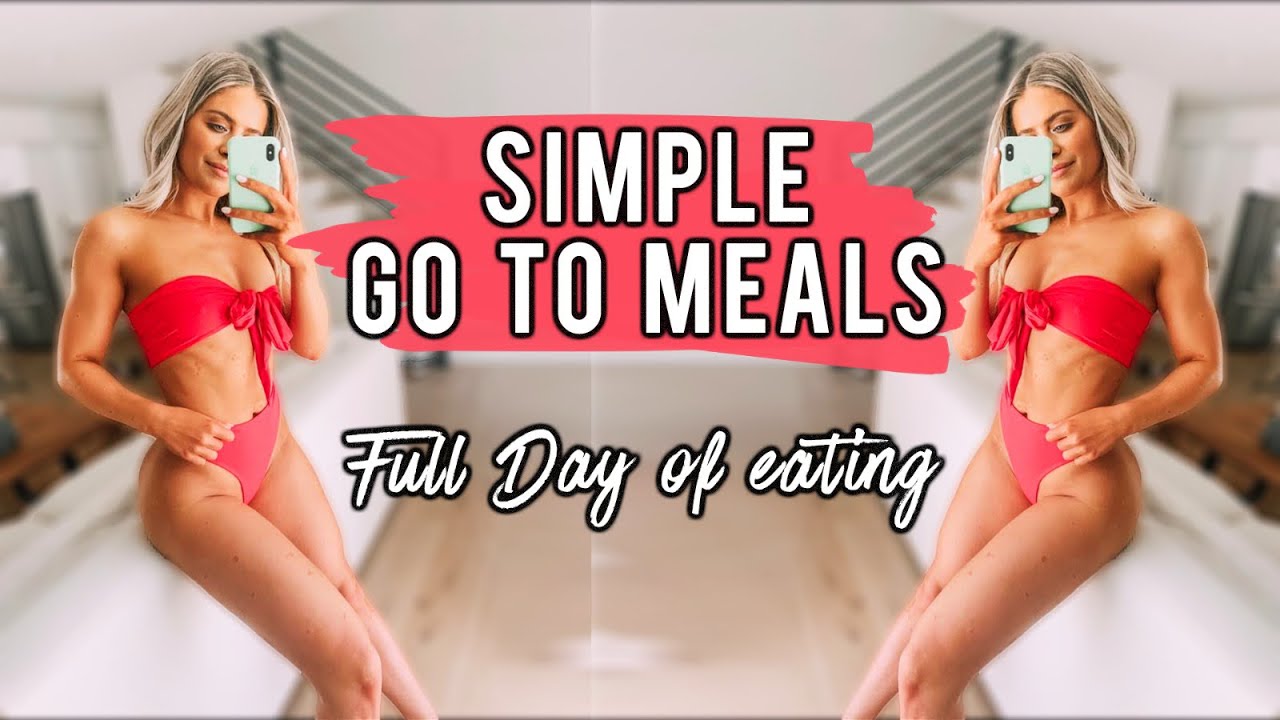 EVERYTHING I EAT IN A DAY! Healthy and Quick