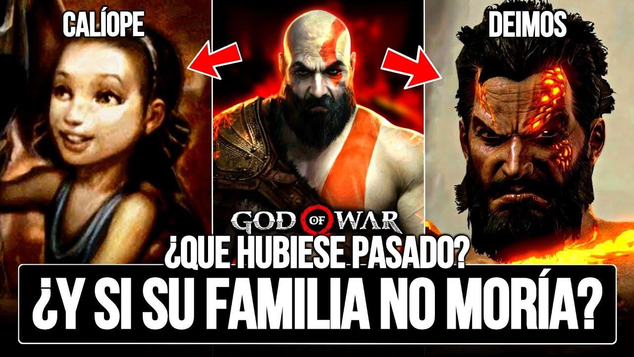 ¿QUE HUBIESE PASADO SI LA FAMILIA DE KRATOS NO MORÍA EN GOD OF WAR? | Explicación con ideas 🔥