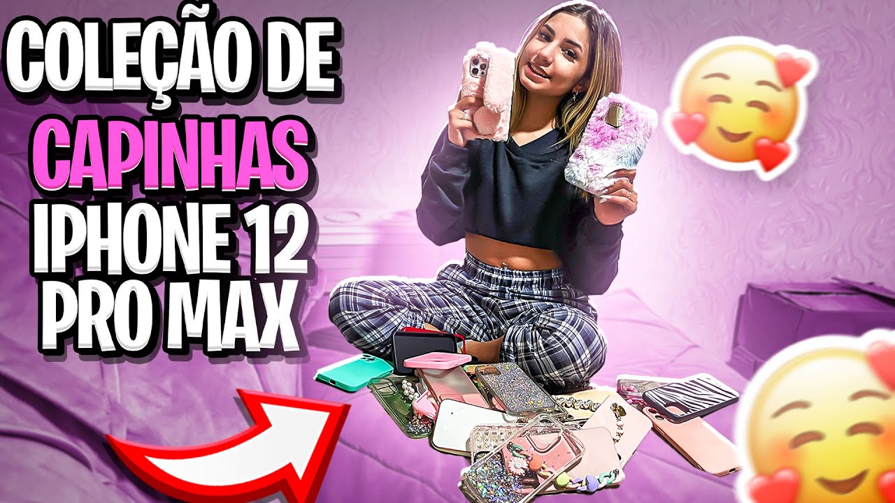COLEÇÃO DE CAPINHAS DO MEU IPHONE 12 PRÓ MAX